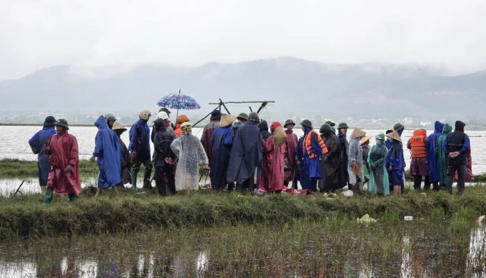 Xã Bố Trạch: Tìm thấy thi thể người dân đi thả lưới mất liên lạc