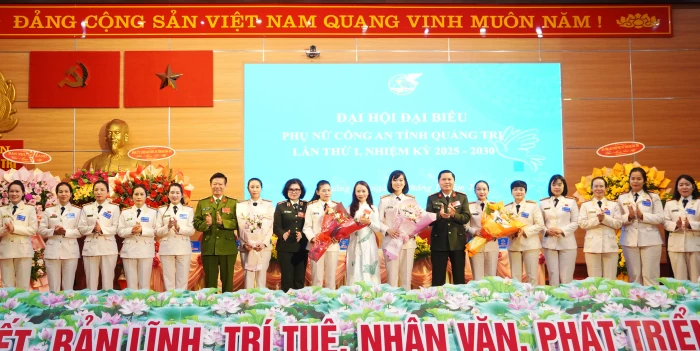 Đại hội Đại biểu Phụ nữ Công an tỉnh Quảng Trị lần thứ I