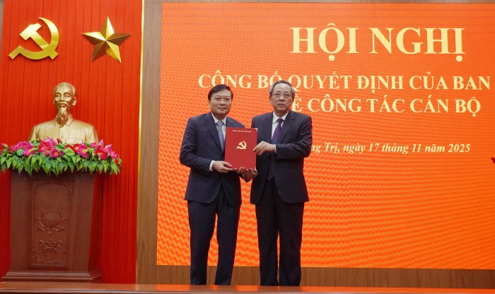 Đồng chí Lê Hồng Vinh được điều động, chỉ định giữ chức Phó Bí thư Tỉnh ủy Quảng Trị