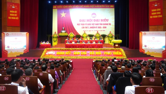 Phiên thứ nhất Đại hội đại biểu MTTQ Việt Nam tỉnh Quảng Trị lần thứ I