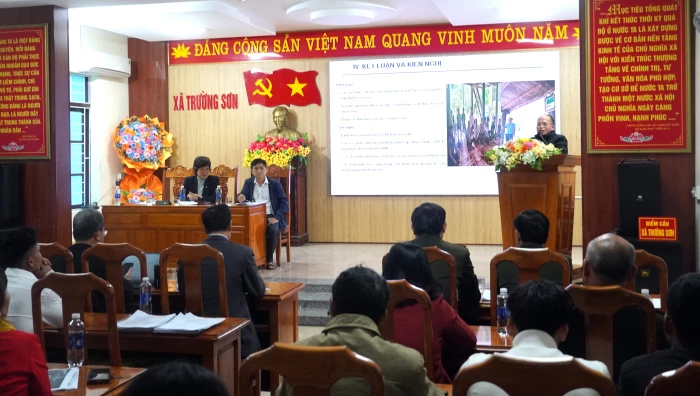 Tham vấn giải pháp sinh kế bền vững và quản lý rừng cộng đồng ở Trường Sơn