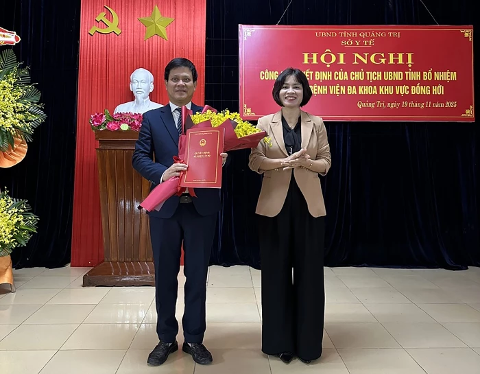 Bệnh viện đa khoa khu vực Đồng Hới có tân giám đốc