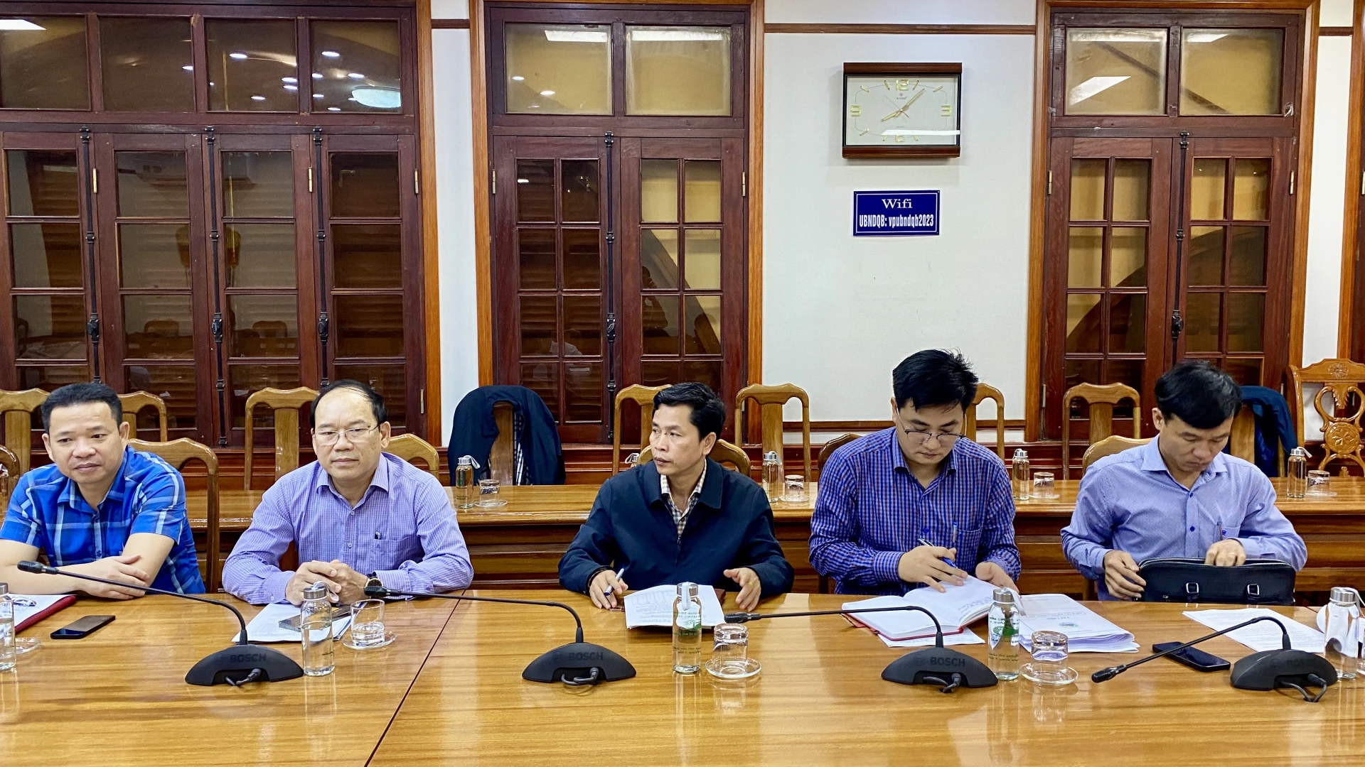 Đại biểu tham dự tại điểm cầu Quảng Trị - Ảnh: H.N