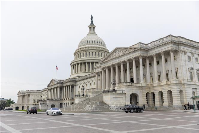 Tòa nhà Quốc hội Mỹ tại Washington D.C. Ảnh: THX/TTXVN