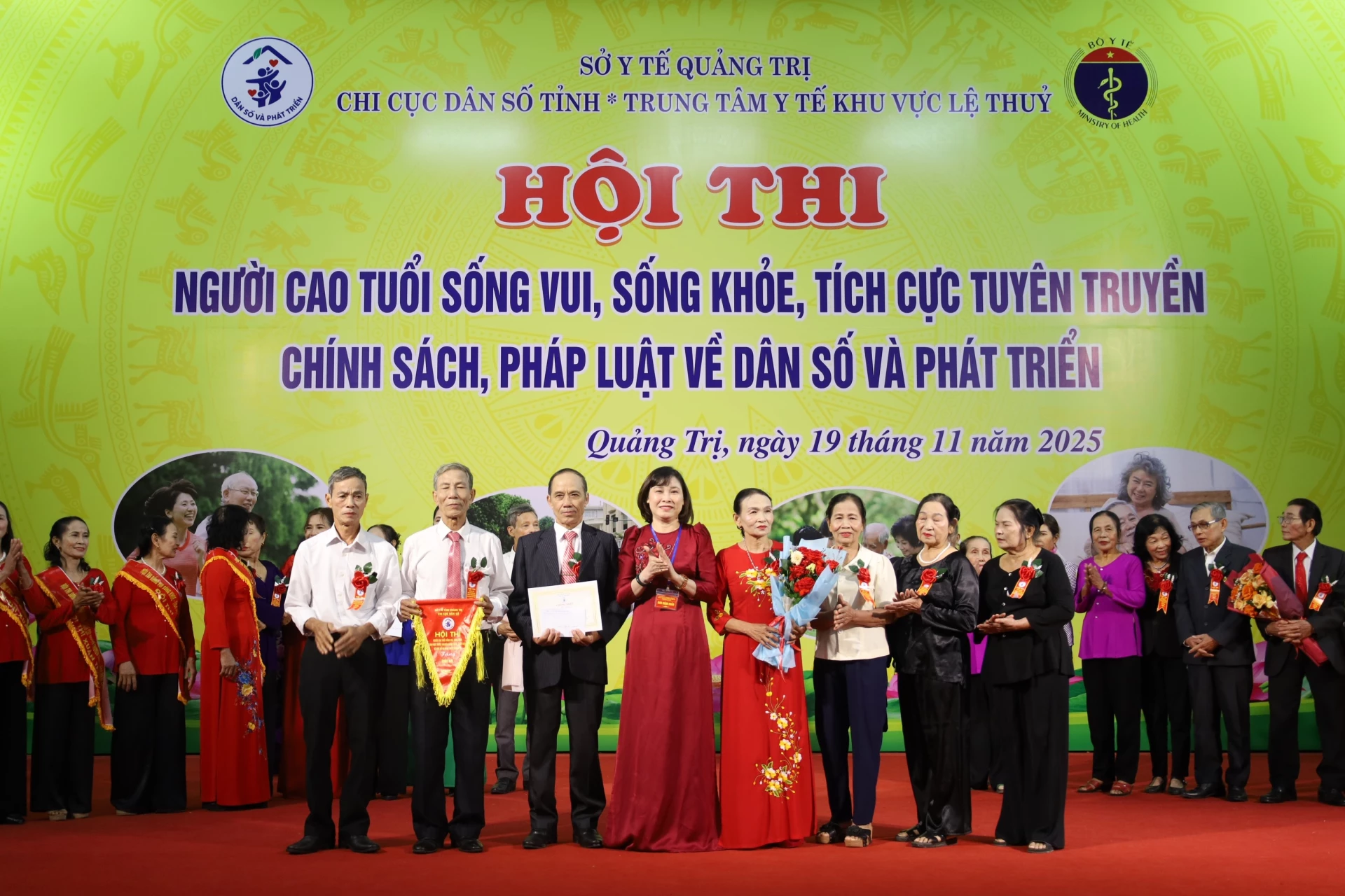 Đội An Thủy dành giải ba hội thi. Ảnh: Quang Ngọc