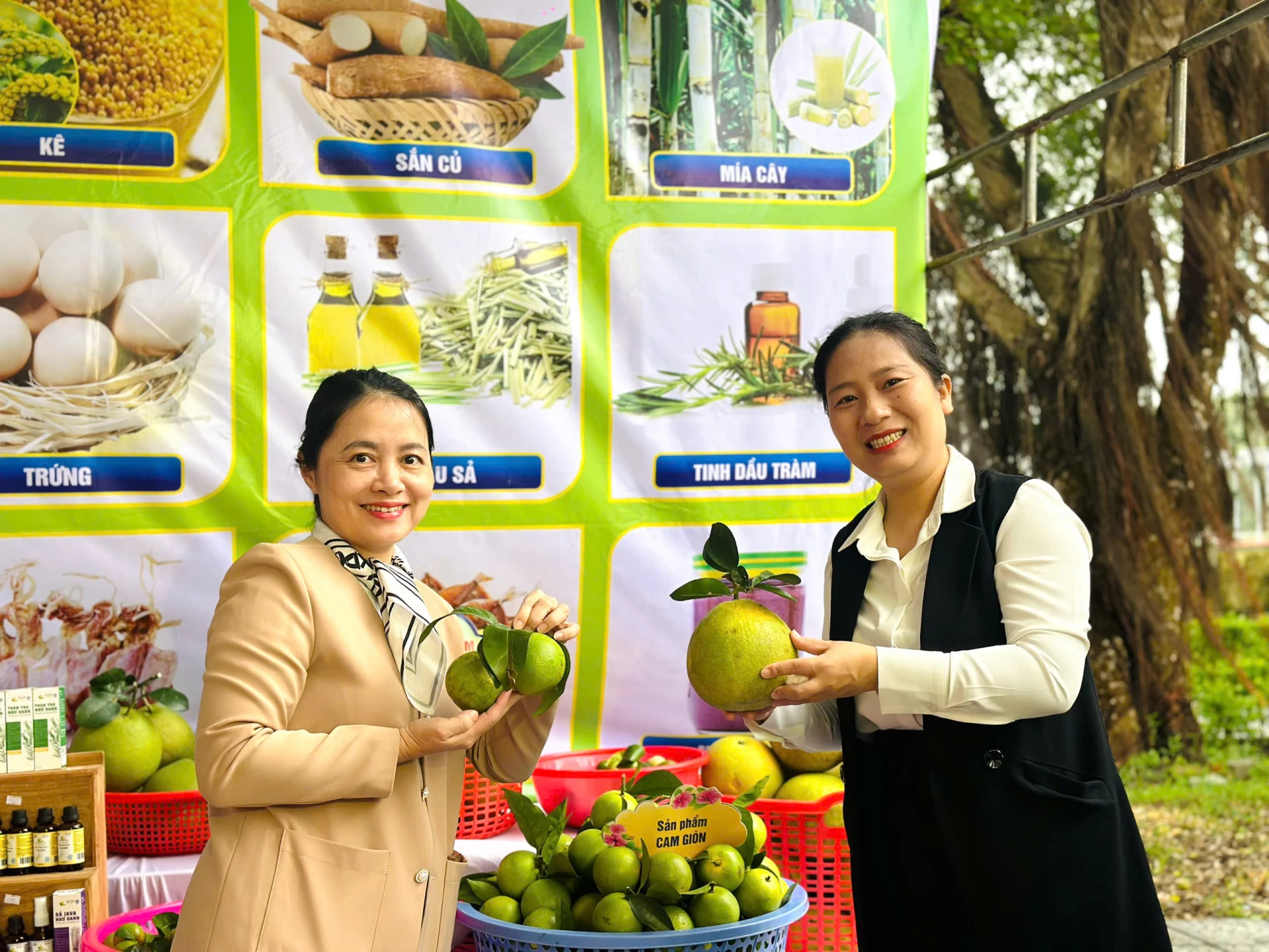 Xã Nam Trạch đã xây dựng được nhiều sản phẩm OCOP, VietGAP - Ảnh: C.N