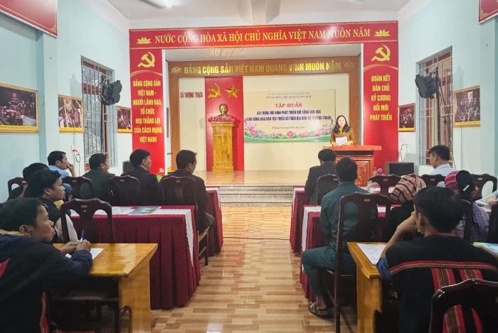 Phát triển văn hóa các dân tộc thiểu số trên địa bàn xã Thượng Trạch