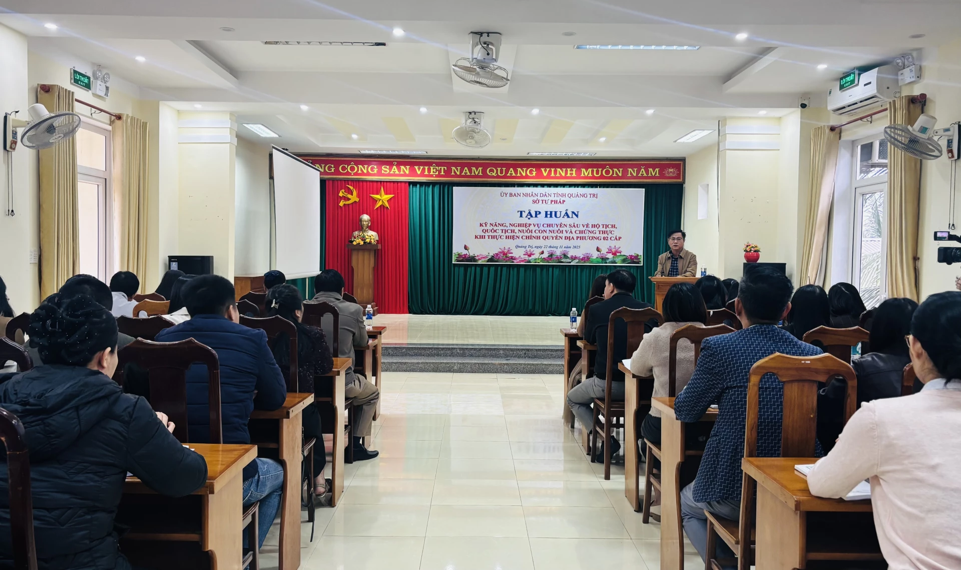 Quang cảnh lớp tập huấn - Ảnh: K.H