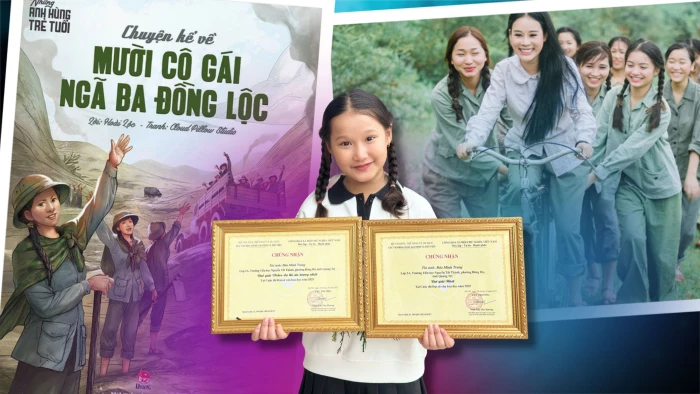 Cú đúp ấn tượng của 'đại sứ văn hóa đọc nhí'