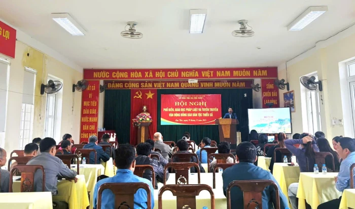 Hơn 200 học viên tham gia hội nghị tuyên truyền, phổ biến pháp luật