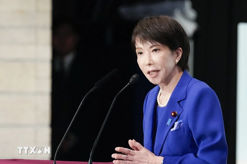 Thủ tướng Sanae Takaichi. (Ảnh: Kyodo/TTXVN)