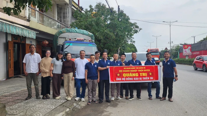 Hội Doanh nghiệp Thiện Duyên tỉnh Quảng Trị hỗ trợ hơn 800 suất quà đến với người dân vùng lũ ở miền Trung, Tây Nguyên