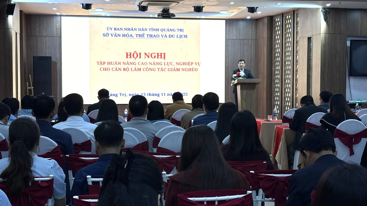 Toàn cảnh hội nghị tập huấn - Ảnh: Hoàng Linh