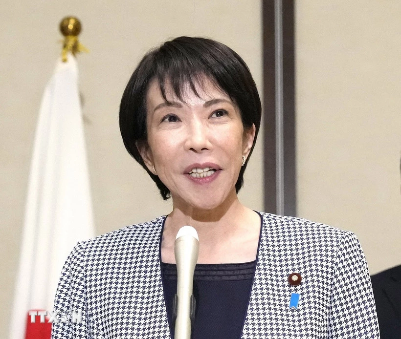 Thủ tướng Nhật Bản Sanae Takaichi. (Ảnh: Kyodo/TTXVN)