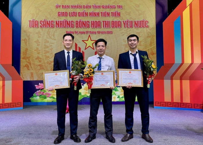 Công ty Điện lực Quảng Trị: 3 cá nhân được vinh danh điển hình tiên tiến