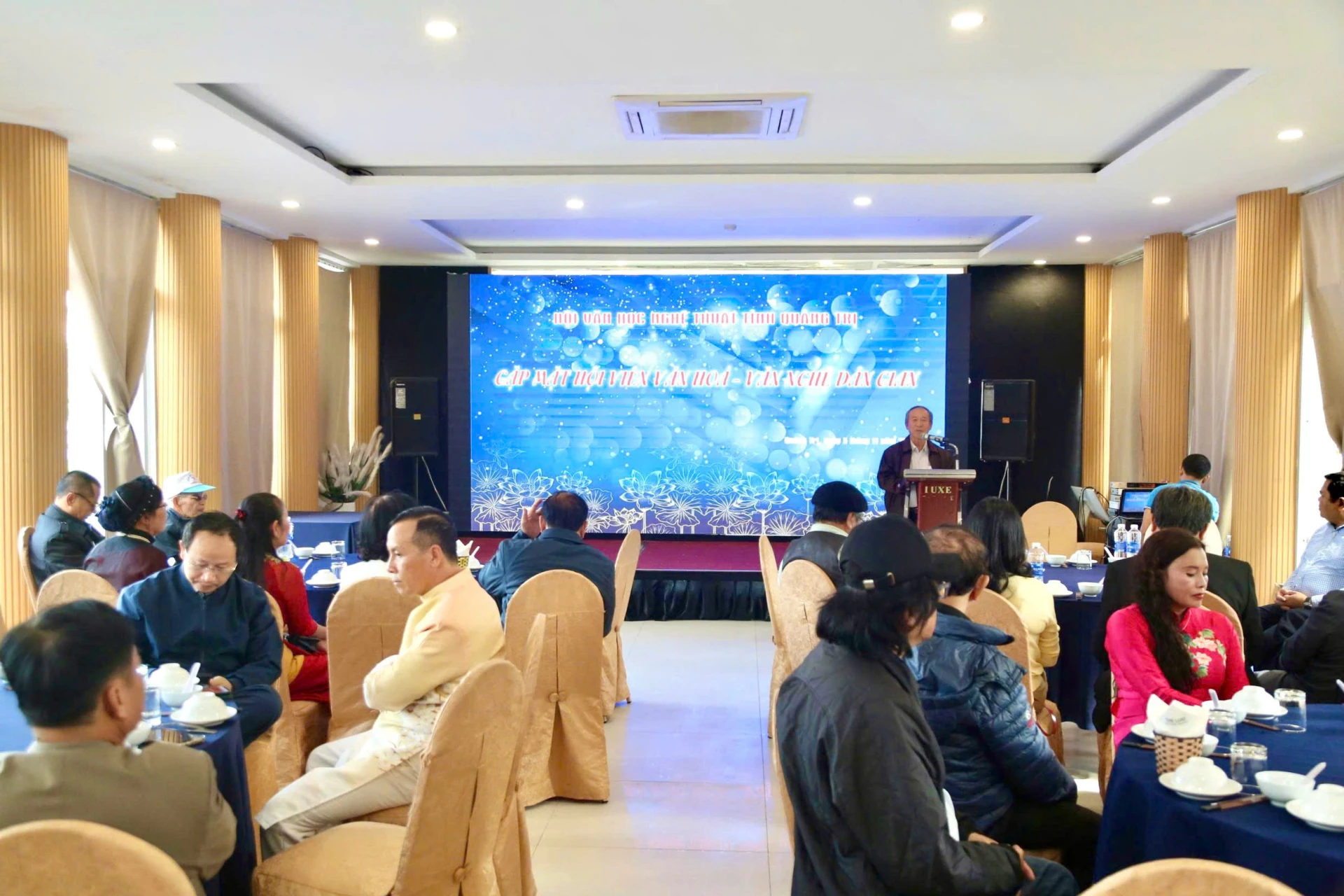 Quang cảnh buổi gặp mặt hội viên văn hóa-văn nghệ dân gian - Ảnh: M.Đ