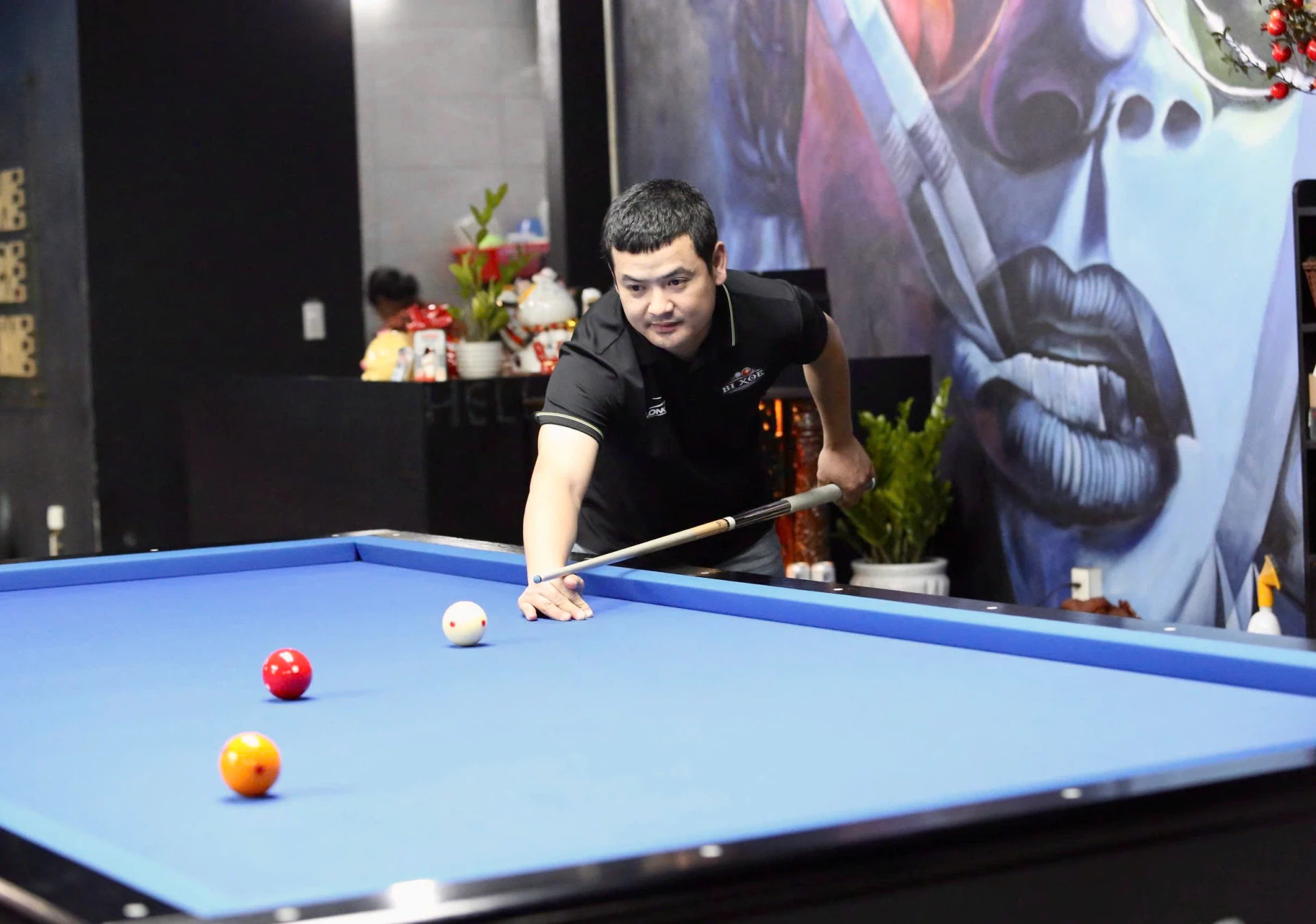 Anh Minh Duyến dành nhiều tâm huyết vào phát triển phong trào billiards Quảng Trị - Ảnh: M.Đ