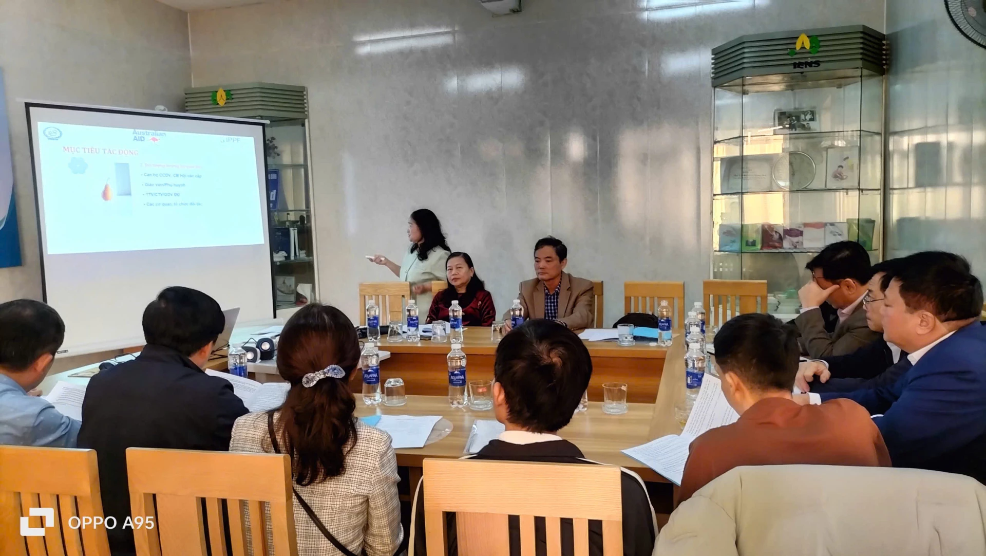 Toàn cảnh buổi làm việc (Ảnh: Nh.V)