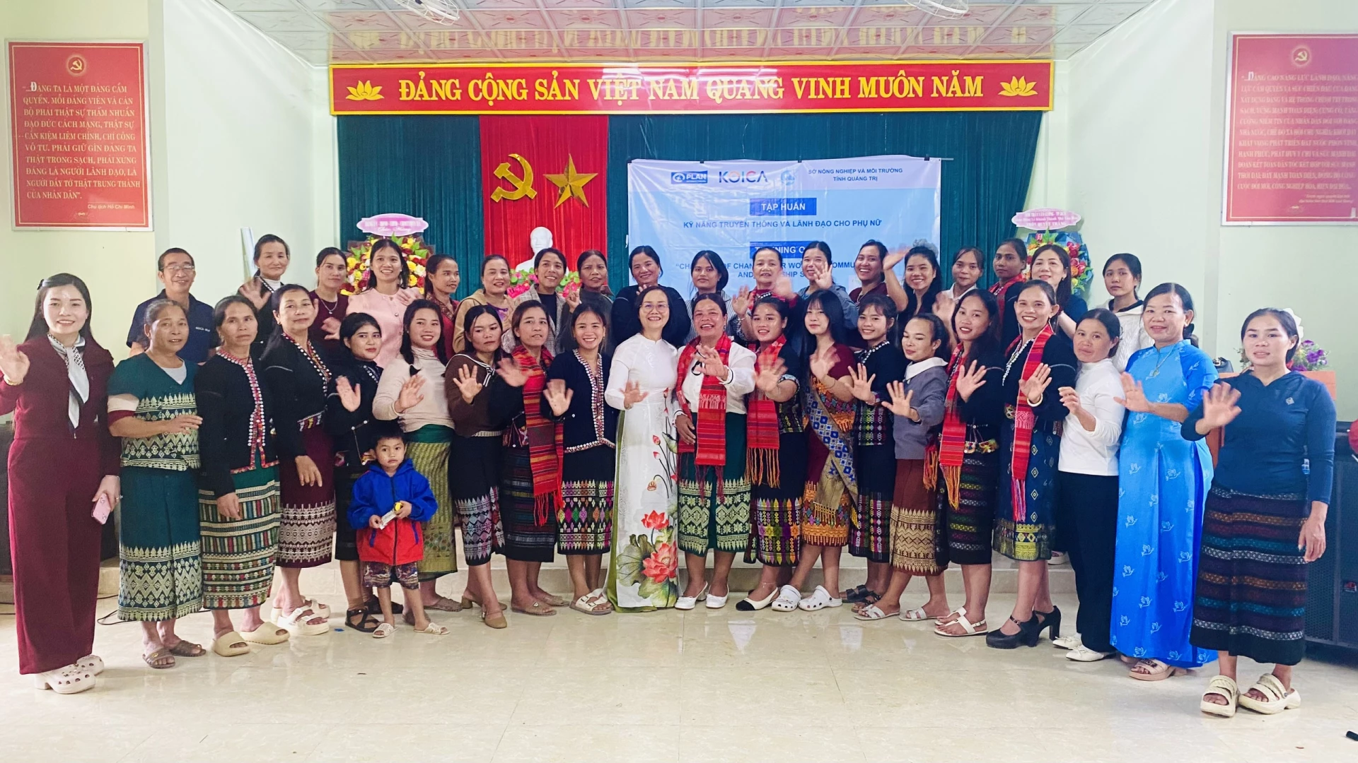 Chương trình tập huấn nhận được sự hào hứng của chị, em phụ nữ dân tộc thiểu số - Ảnh: T.L