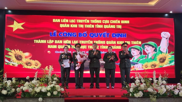 Ra mắt Ban liên lạc truyền thống Cựu chiến binh quân khu Trị Thiên nam Quảng Trị