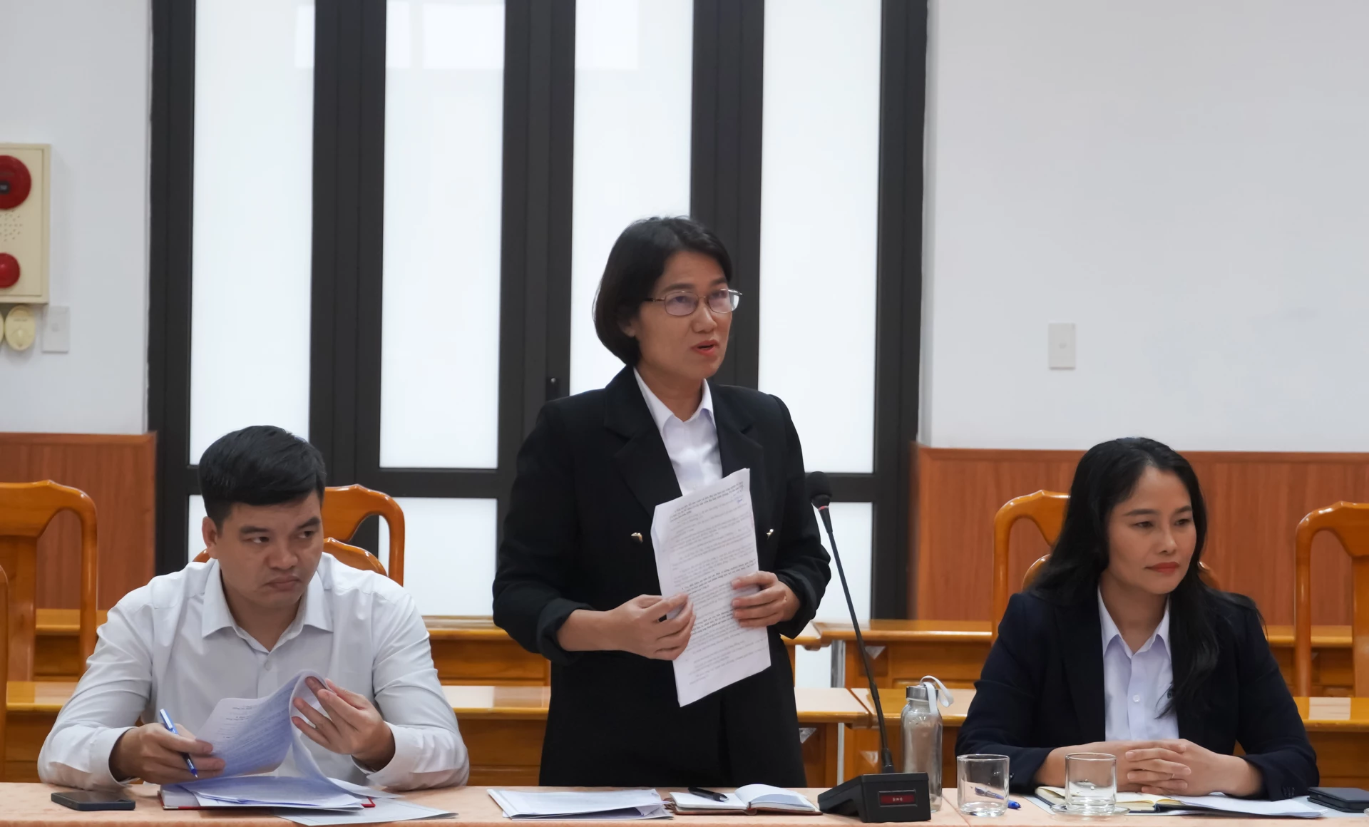 Đại điện Sepon Group phát biểu tại buổi làm việc - Ảnh: N.H