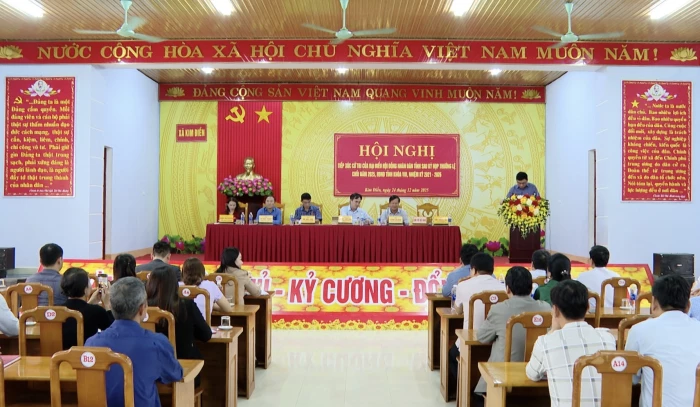 Đại biểu HĐND tỉnh tiếp xúc cử tri tại xã Kim Điền