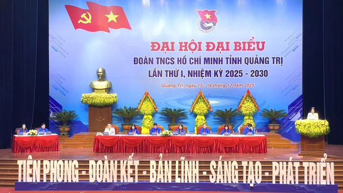 Phiên thứ nhất Đại hội đại biểu Đoàn TNCS Hồ Chí Minh tỉnh Quảng Trị nhiệm kỳ 2025 - 2030