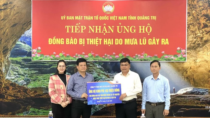 Ủy ban MTTQ Việt Nam tỉnh tiếp nhận hỗ trợ khắc phục hậu quả thiên tai