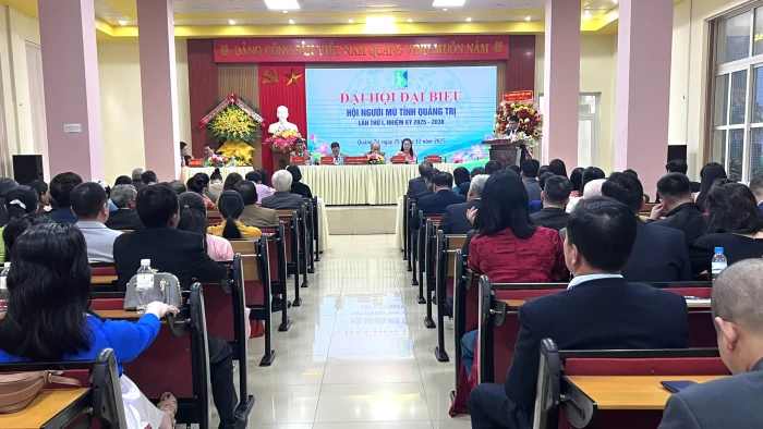 Đại hội đại biểu Hội Người mù tỉnh Quảng Trị lần thứ I