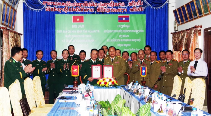 Quảng Trị-Khăm Muồn: Phối hợp phòng, chống tội phạm trên biên giới