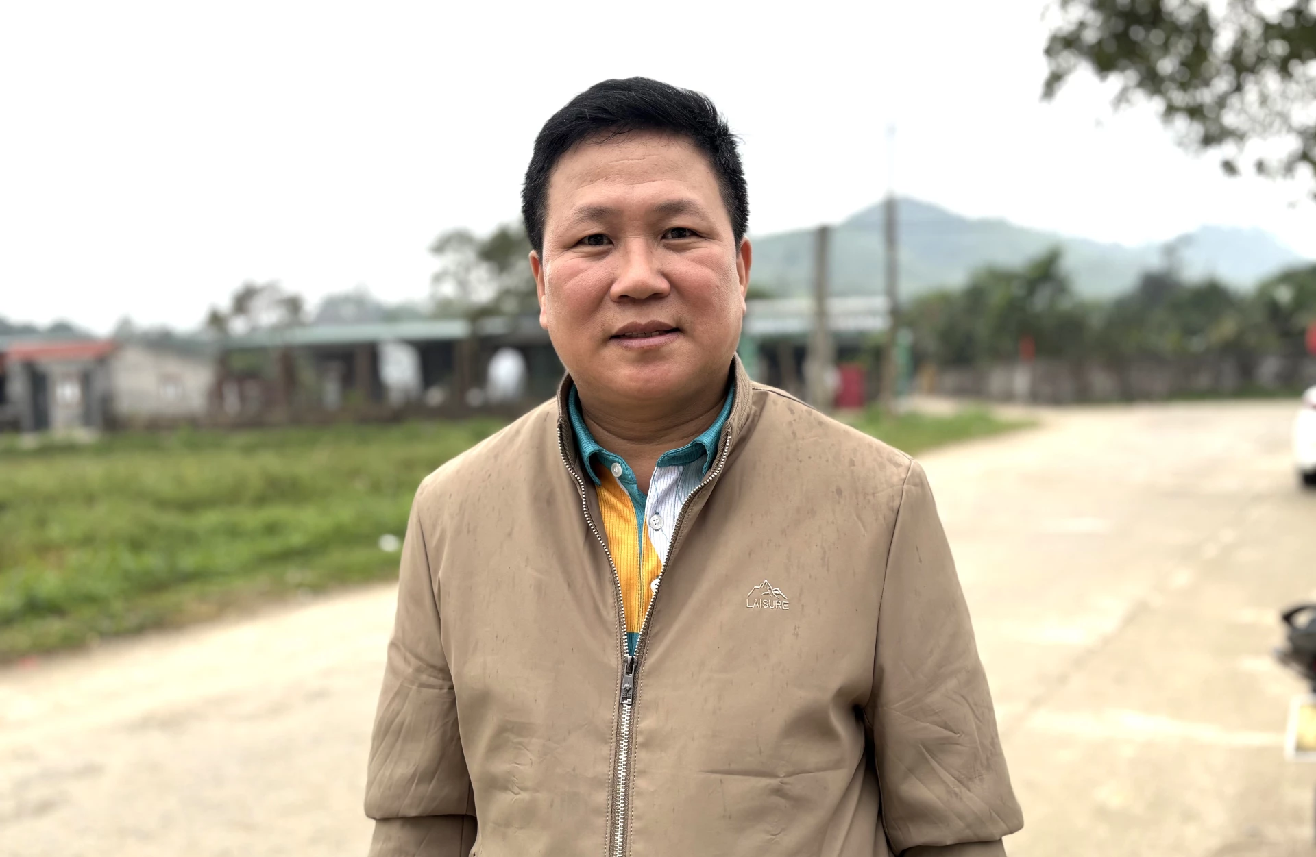 Ông Lê Thanh Hà, Phó Bí thư Chi bộ, Trưởng thôn Đồng Giang, xã Tuyên Phú - Ảnh: H.L