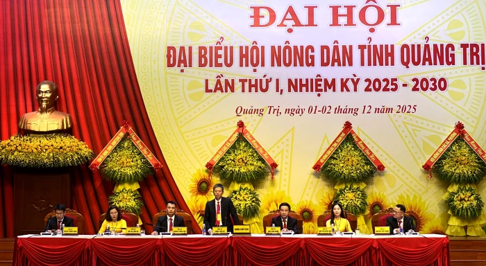 Khai mạc phiên thứ nhất Đại hội đại biểu Hội Nông dân tỉnh Quảng Trị lần thứ I