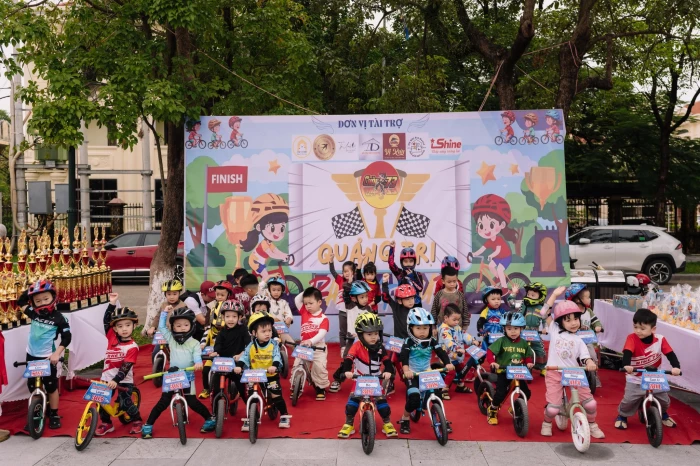 Sân chơi xe thăng bằng, làn gió mới cho thiếu nhi Quảng Trị