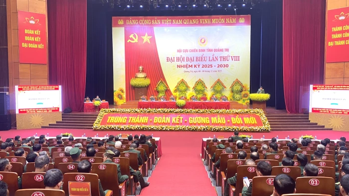 Phiên thứ nhất Đại hội đại biểu Hội Cựu chiến binh tỉnh Quảng Trị lần thứ VIII, nhiệm kỳ 2025 - 2030