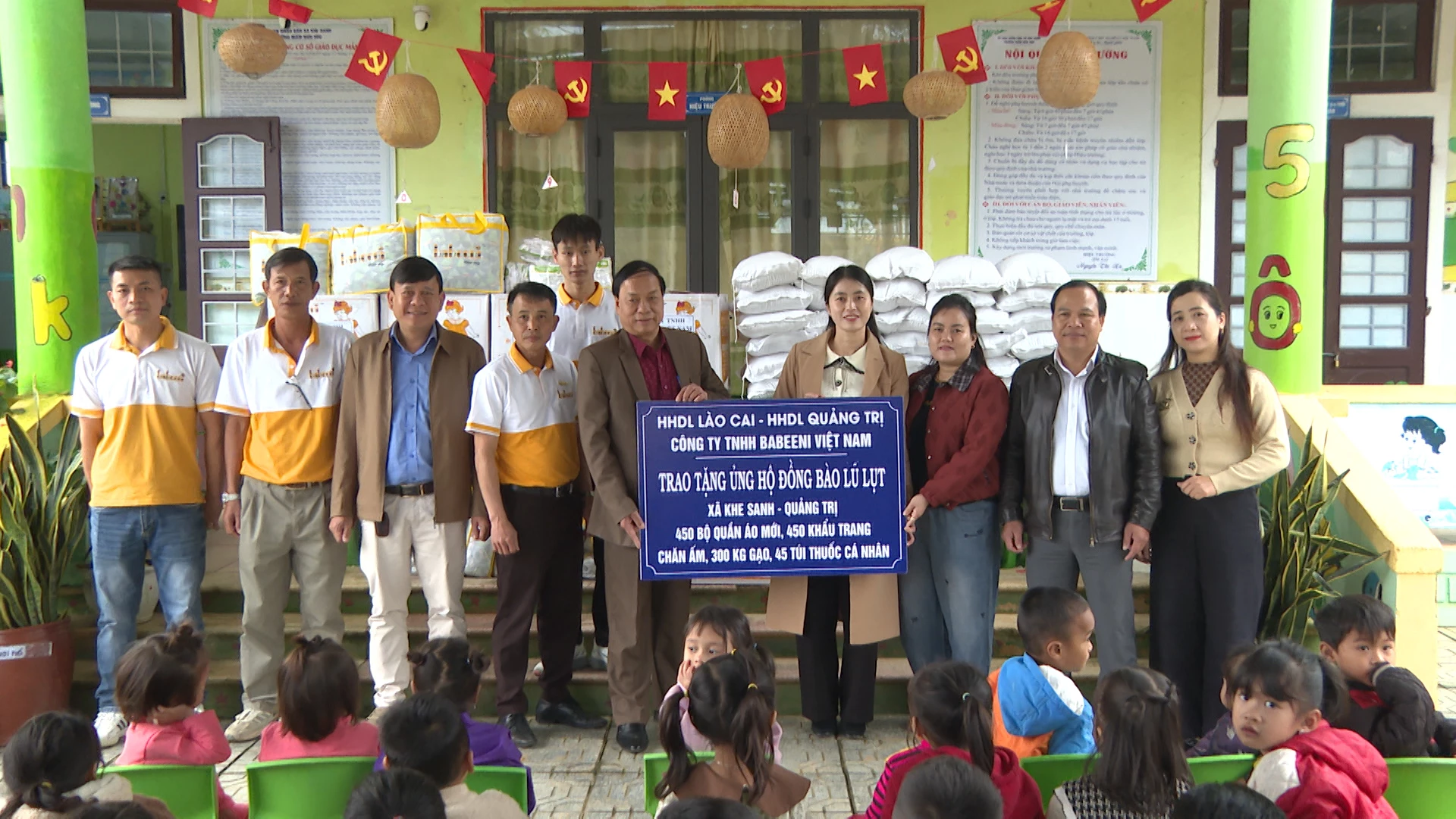 Thông qua hoạt động lần này nhằm chia sẻ khó khăn với bà con bị ảnh hưởng bởi thiên tai - Ảnh: TS