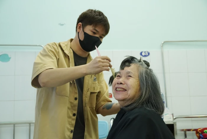 Salon tóc ở bệnh viện