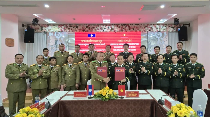 Thắt chặt hợp tác, giữ vững an ninh biên giới Quảng Trị - Salavan