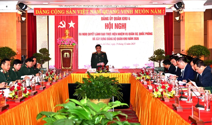 Đảng ủy Quân khu 4: Ra nghị quyết lãnh đạo thực hiện nhiệm vụ quân sự, quốc phòng