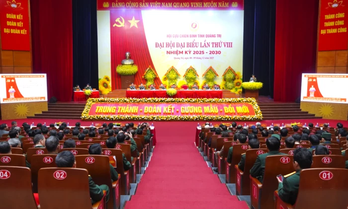 Khai mạc Đại hội đại biểu Hội Cựu chiến binh tỉnh Quảng Trị lần thứ VIII