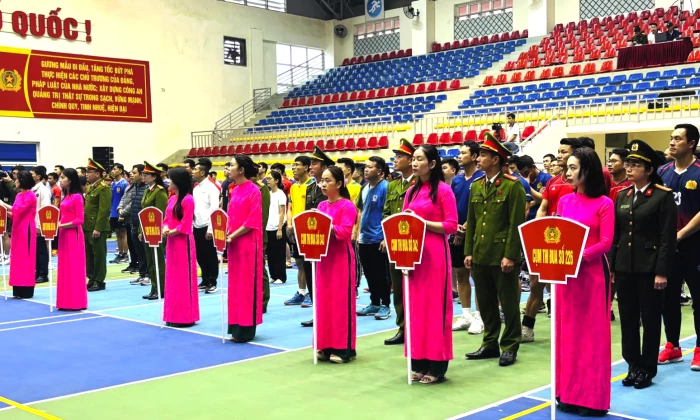 Khai mạc Đại hội Thể dục-Thể thao Công an tỉnh Quảng Trị lần thứ I