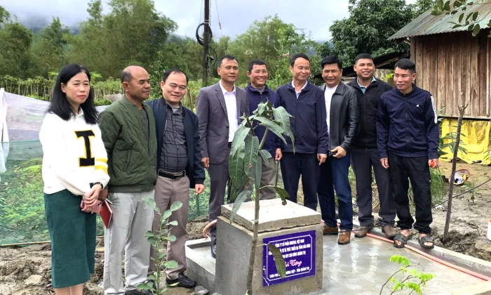 Trao tặng 3 công trình giếng khoan dân sinh tại xã Hướng Hiệp