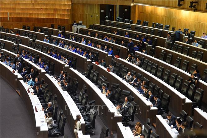 Quang cảnh phiên họp Hạ viện Thái Lan tại thủ đô Bangkok. Ảnh: THX/TTXVN
