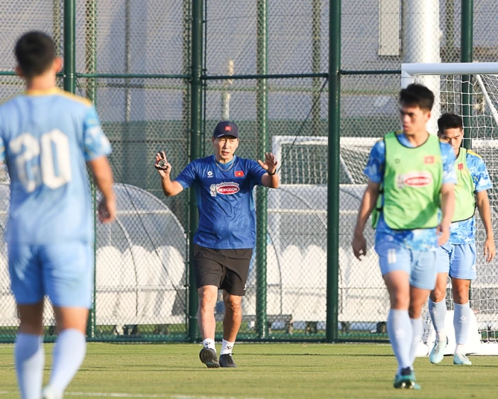 U23 Việt Nam hào hứng tập luyện, sẵn sàng đối đầu U23 Syria