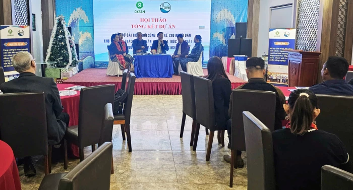 Tổng kết dự án hỗ trợ cải thiện đời sống sinh kế cho người dân khu vực khai thác khoáng sản