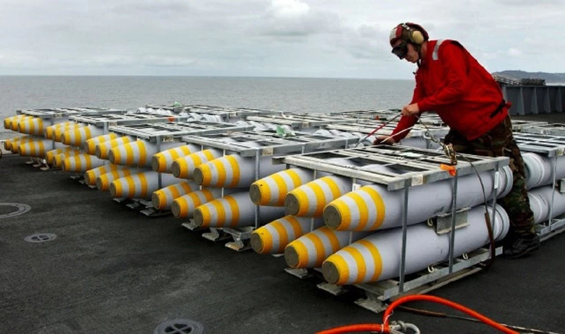 Gói vũ khí không kích bao gồm tối đa 3.414 quả bom BLU-111 và tối đa 3.108 bom GBU-39. (Nguồn: Quân đội Mỹ)