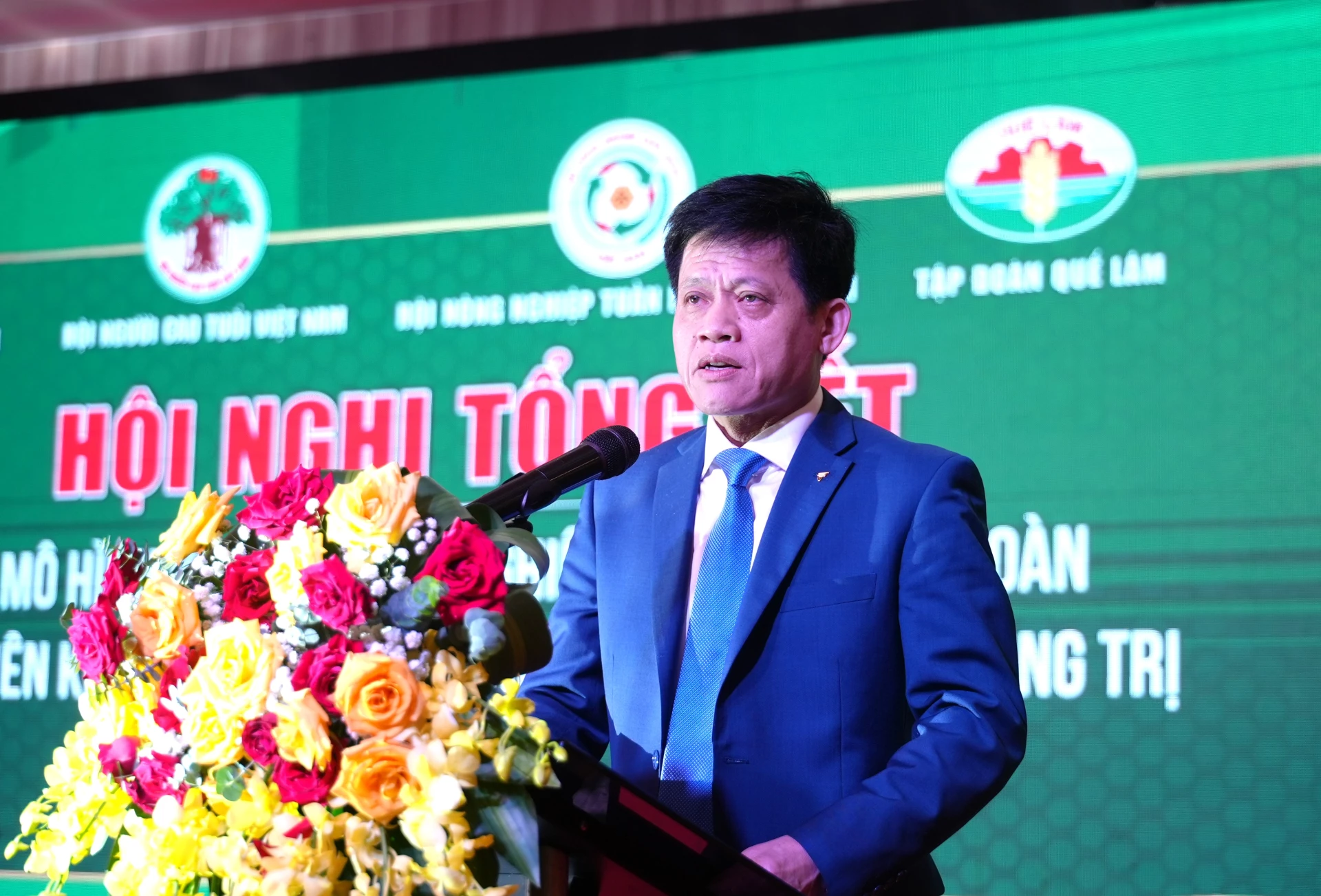 Đồng chí Lê Văn Bảo, Phó Chủ tịch UBND tỉnh Quảng Trị phát biểu kết luận hội nghị - Ảnh: Trung Đức