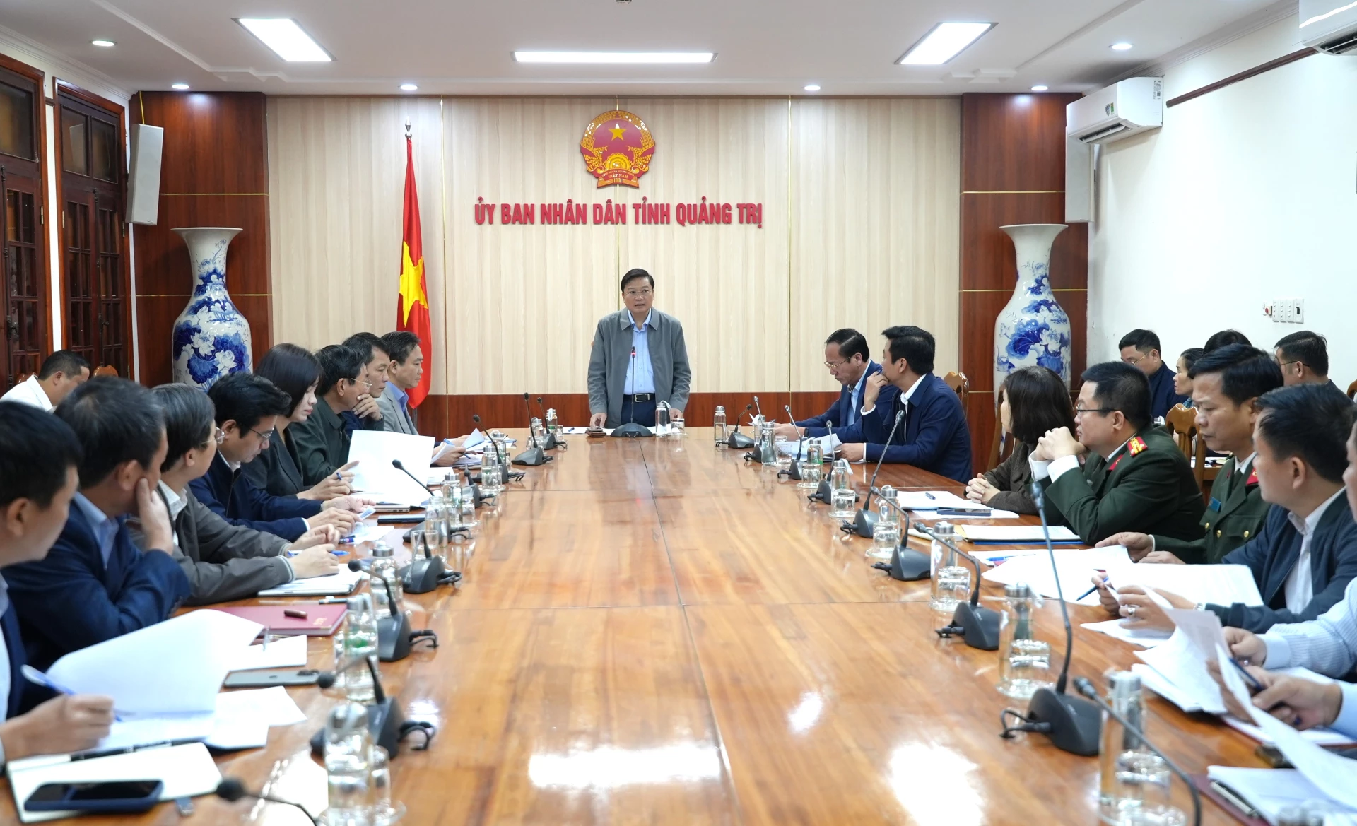 Quang cảnh buổi làm việc - Ảnh: Trung Đức