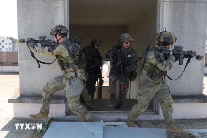 Hàn Quốc, Mỹ hoàn tất các cuộc tập trận huấn luyện thực địa chung