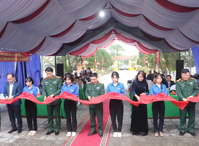 Khánh thành công trình tu bổ, tôn tạo Nghĩa trang liệt sĩ Hải Thượng