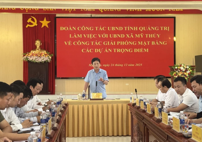 Tăng cường công tác phối hợp, thực hiện tốt công tác giải phóng mặt bằng tại xã Mỹ Thuỷ